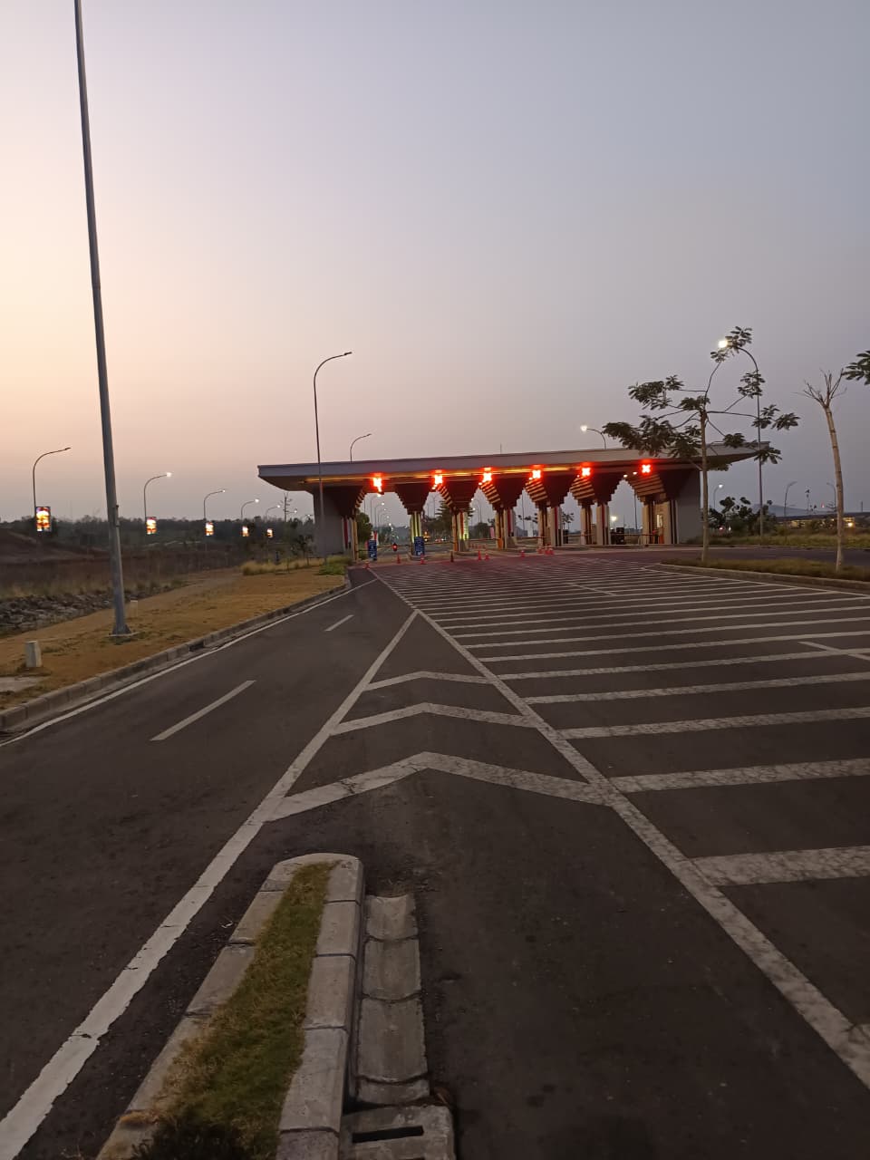 Jalur masuk Bandara Dhoho Kediri