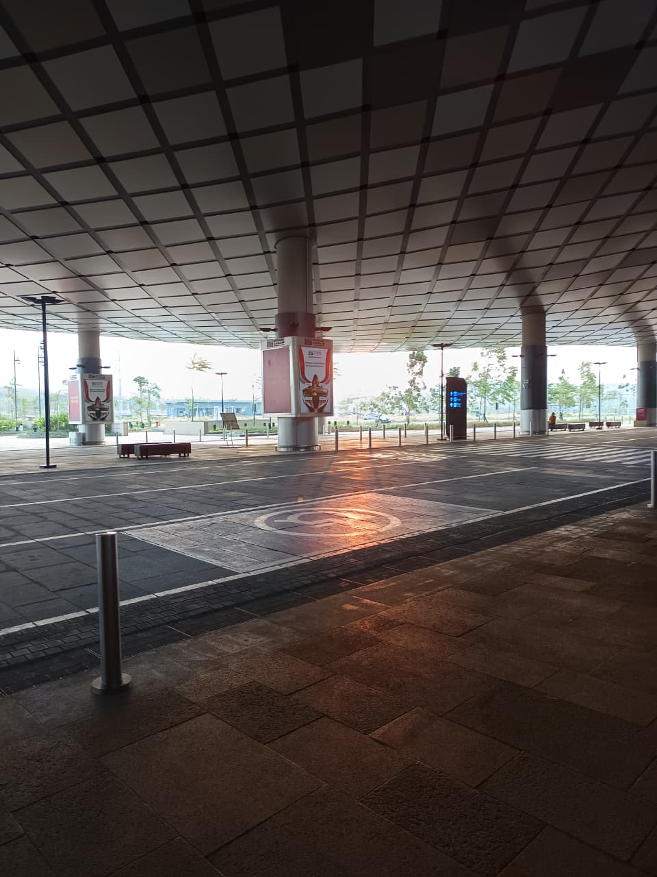 Area penjemputan Bandara Dhoho Kediri