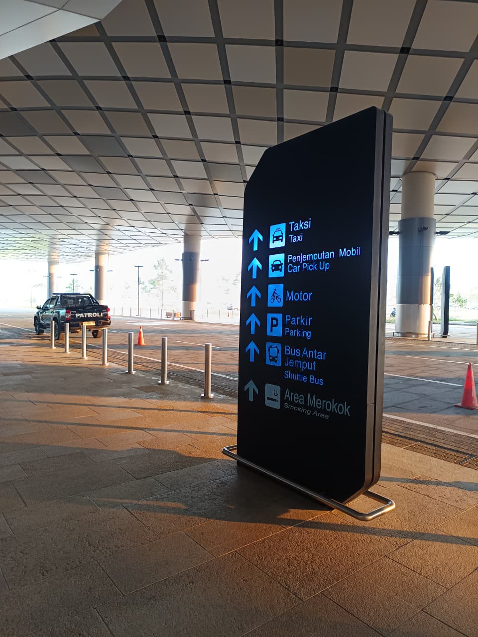 Petunjuk transportasi Bandara Dhoho Kediri